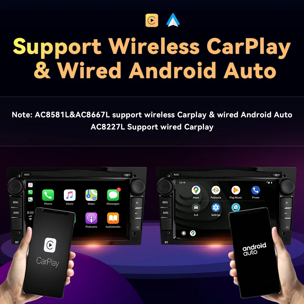 8G+128G Wireless Carplay Android 14 Car Autoradio For Opel Astra H G J Antara Vectra C B Vivaro Corsa C D Zafira B 7