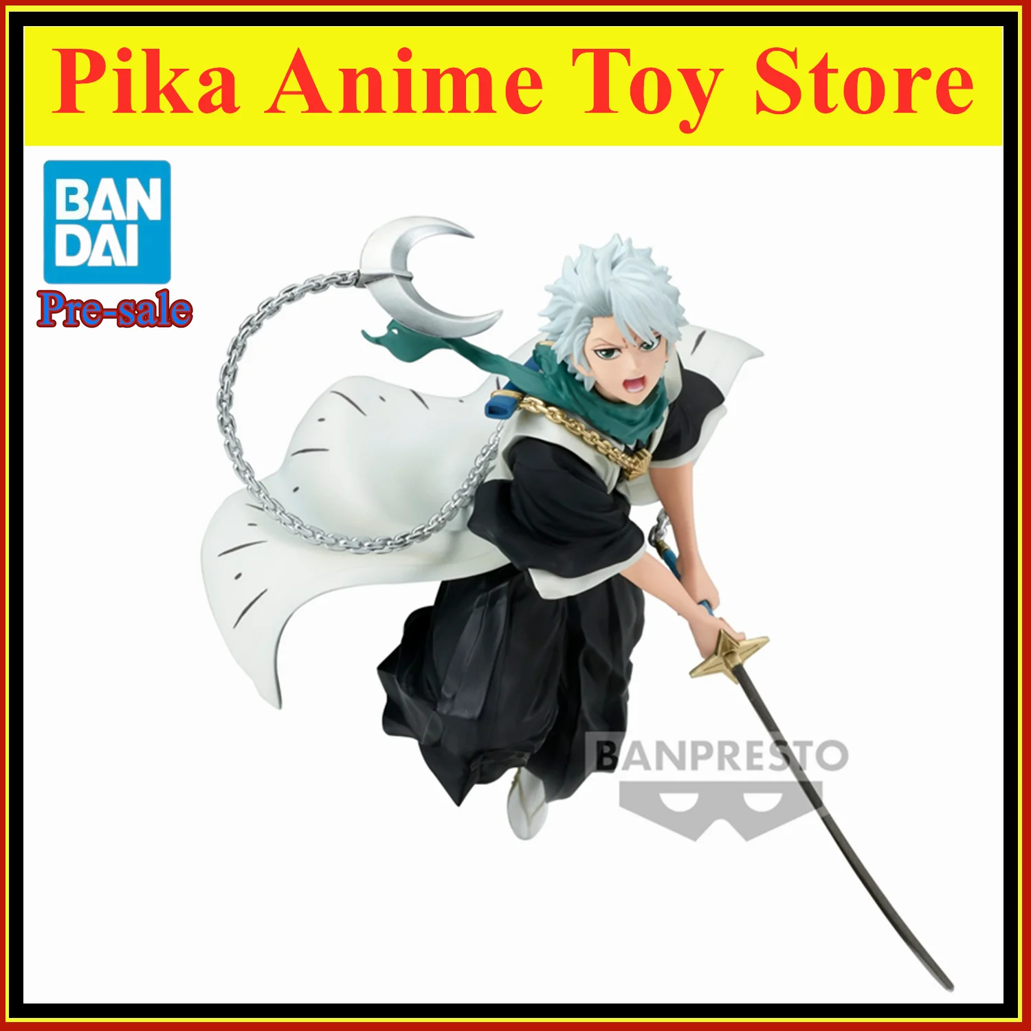 Original BANDAI BLEACH VIBRATION STARS Hitsugaya Toushirou Anime Figure Toys 14cm PVC Model Collector Birthday Gift