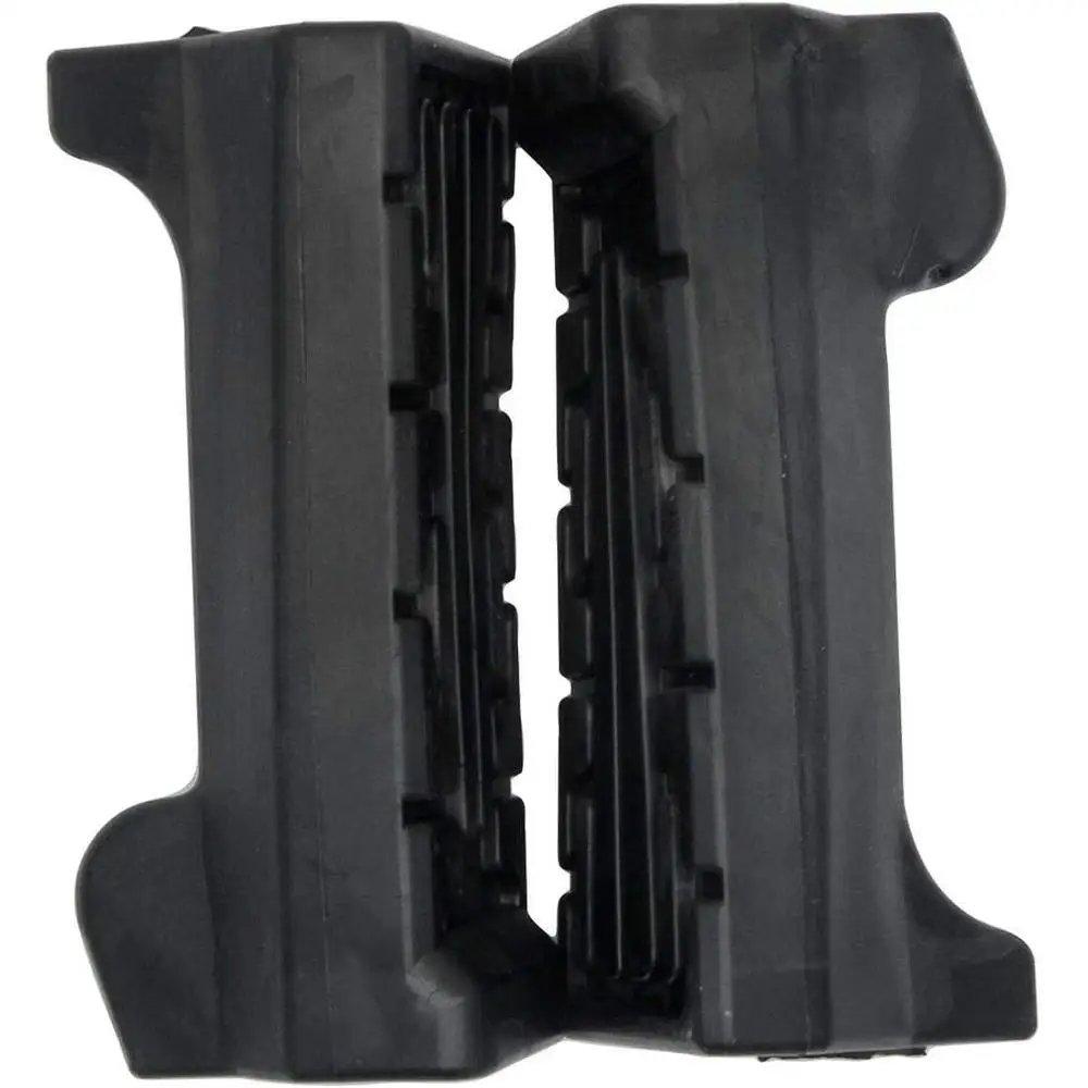 

2PCS Motorcycle Front Footrest Peg Footpegs - Motorcycle Footrest Rubbers for Yamaha YBR 125