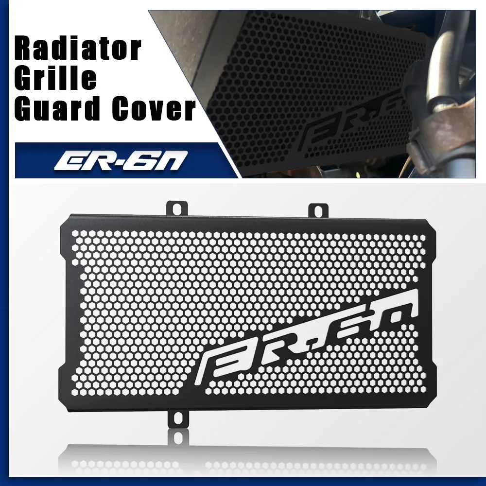 

For Kawasaki ER-6N ER 6N ER6N 2015 2014 2013 2012 2011 2010 2009 Motorcycle CNC Radiator Grille Guard Cover Protection 2006-2016