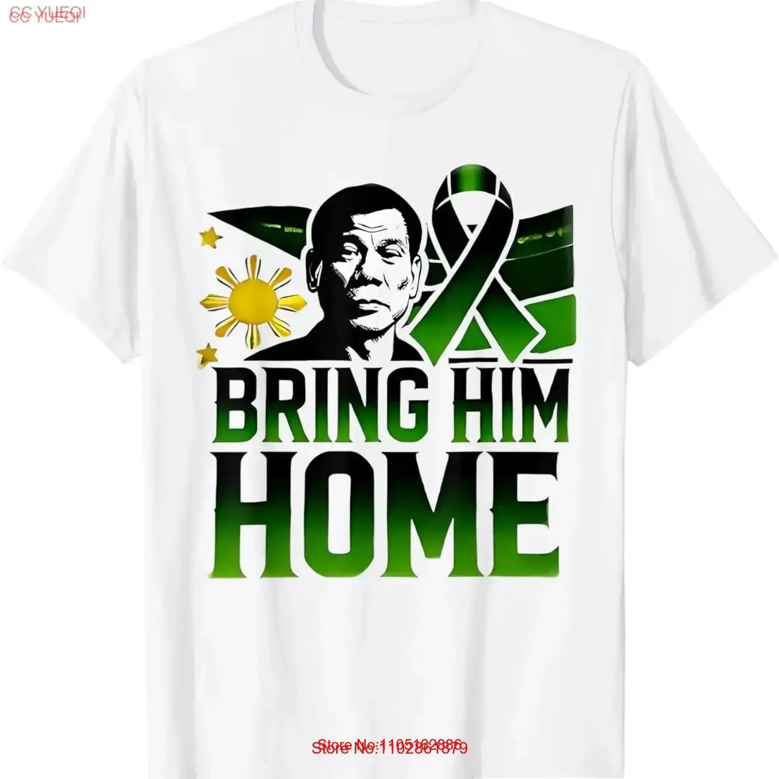 Duterte Bring Him Home Philippines PRRD DU30 Supporter T Shirt vintage Washed Breathable Slightly fashion homme graphic