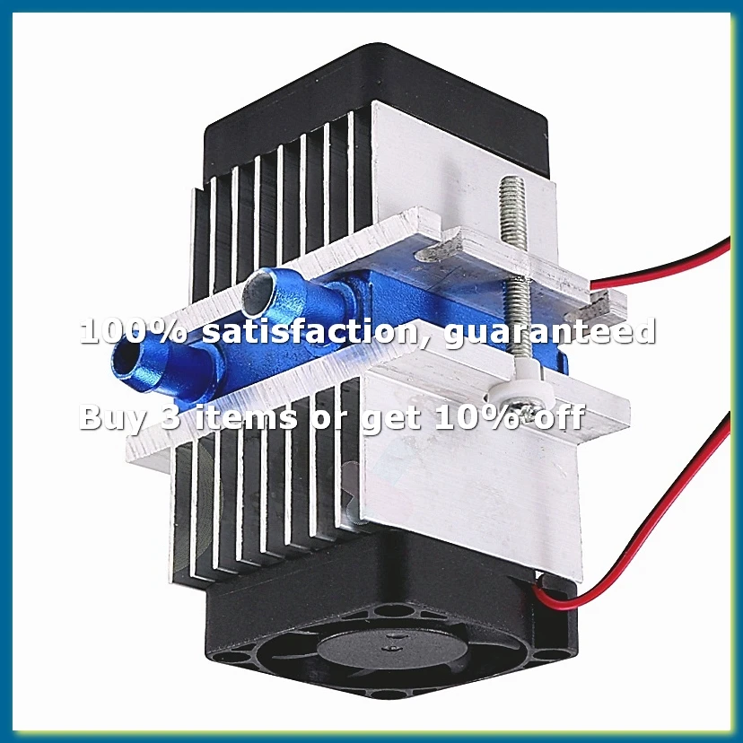 1 Set Mini Air Conditioner DIY Kit Thermoelectric Peltier Cooler Refrigeration Cooling System + Fan for Home Tool-A27I