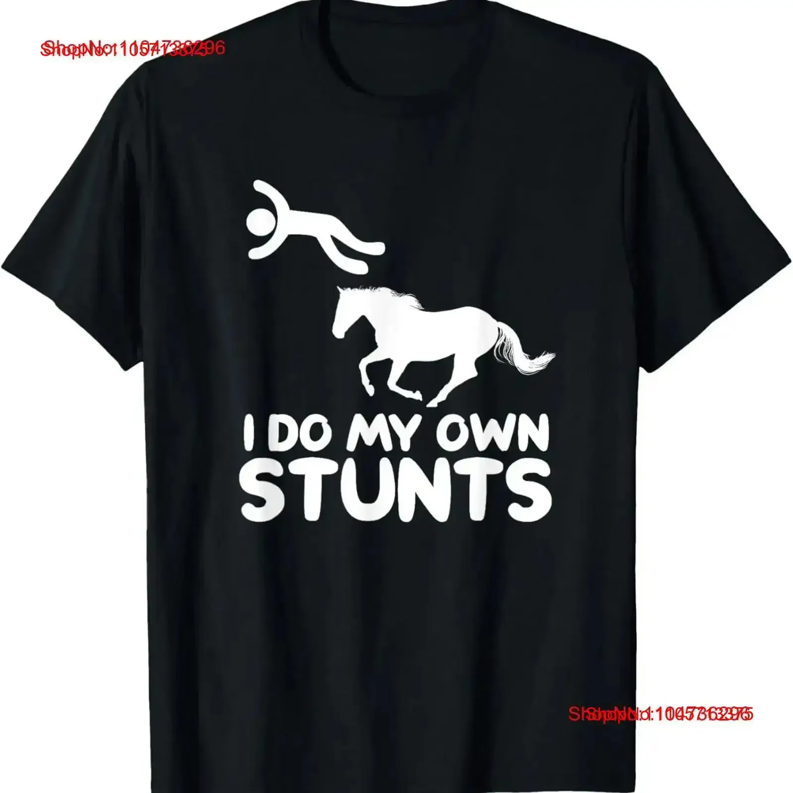 I Do My Own Stunts Horse Rider Equestrian Horseback Riding T Shirt vintage Washed Casual Soft homme Top For Everyday Wear