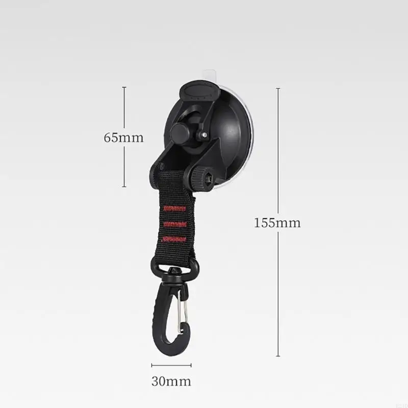   4pack Rotating Outdoor Suction Hook Rustproof  Durability Swivels Suction Hook