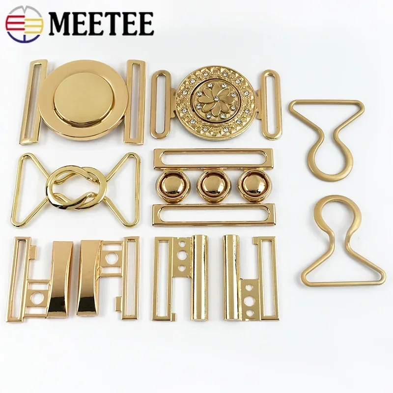 1/2/3/4/5Pcs Metal Belt Buckle for Women Coat Windbreaker Clasp Garment Jacket Decor Button DIY Waistband Sewing Accessories view 5