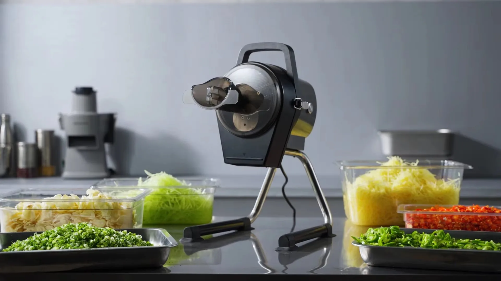 Wholesale Factory Price Multifunctional Food Processor Vegetable Cutter Electric Vegetable Slicer Lemongrass Slicing Machine
