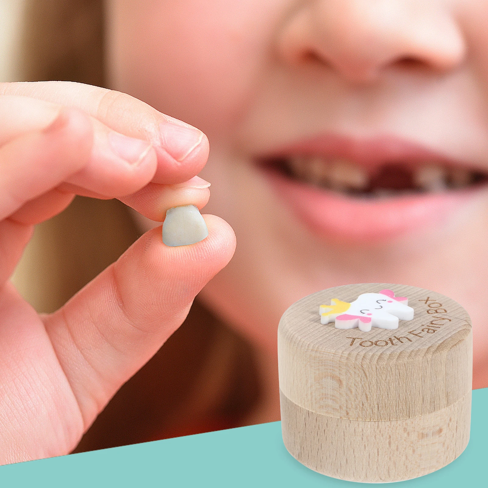 

Teeth Box Tooth Savers for Case Souvenir Animal Keepsake Holder Keeper Container Storage Child