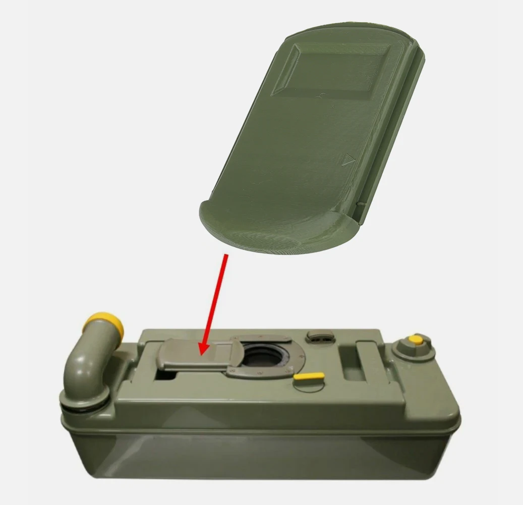 

RV Cassette Toilet Sliding Cover For Thetford C2 C3 C4 Toilet Sliding Cap 2133374 RV Toilet Sliding Cover Replacement