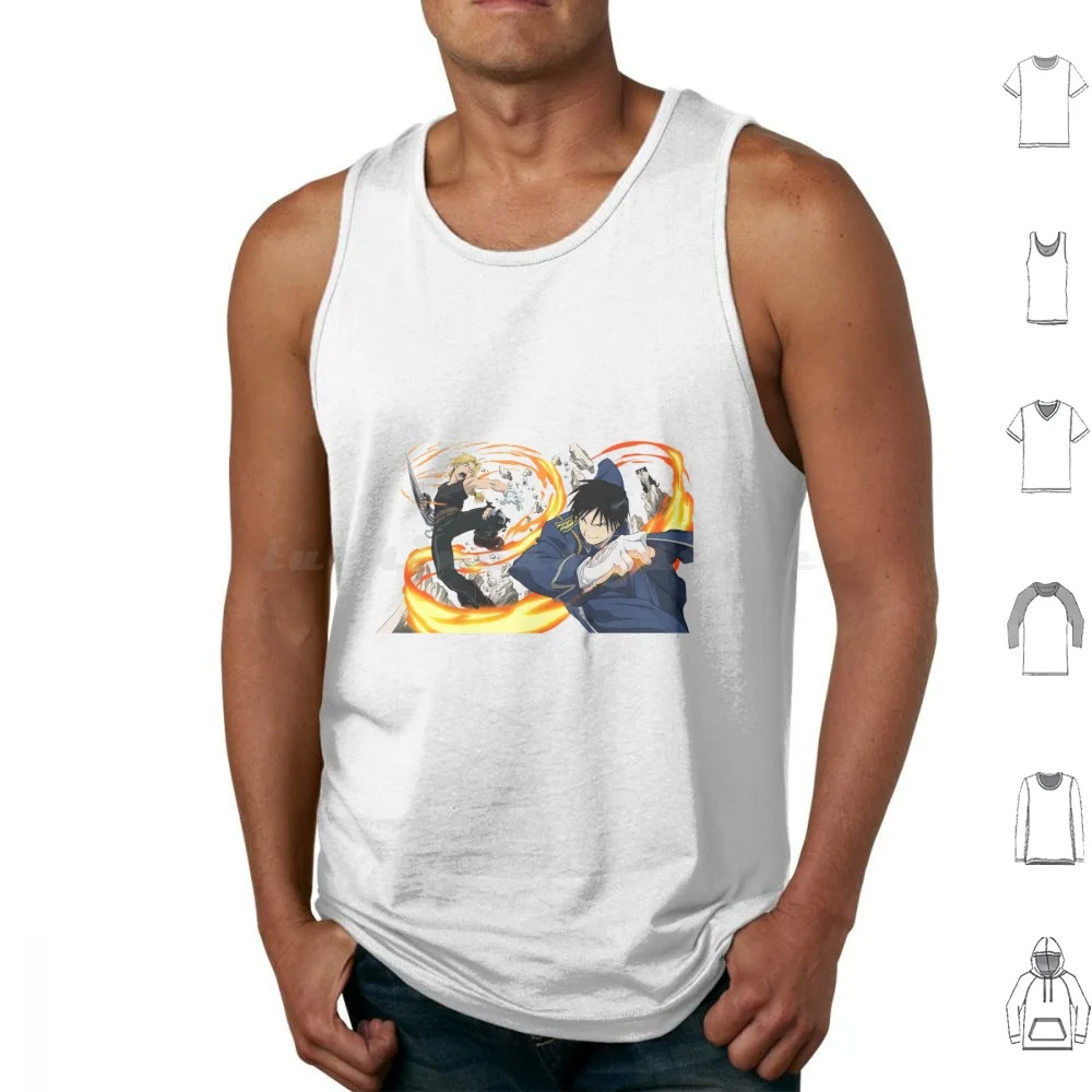 Fullmetal Alchemist Tank Tops Print Cotton Fullmetal Alchemist Anime Fullmetal Fma Fullmetal Alchemist Brotherhood Alchemy