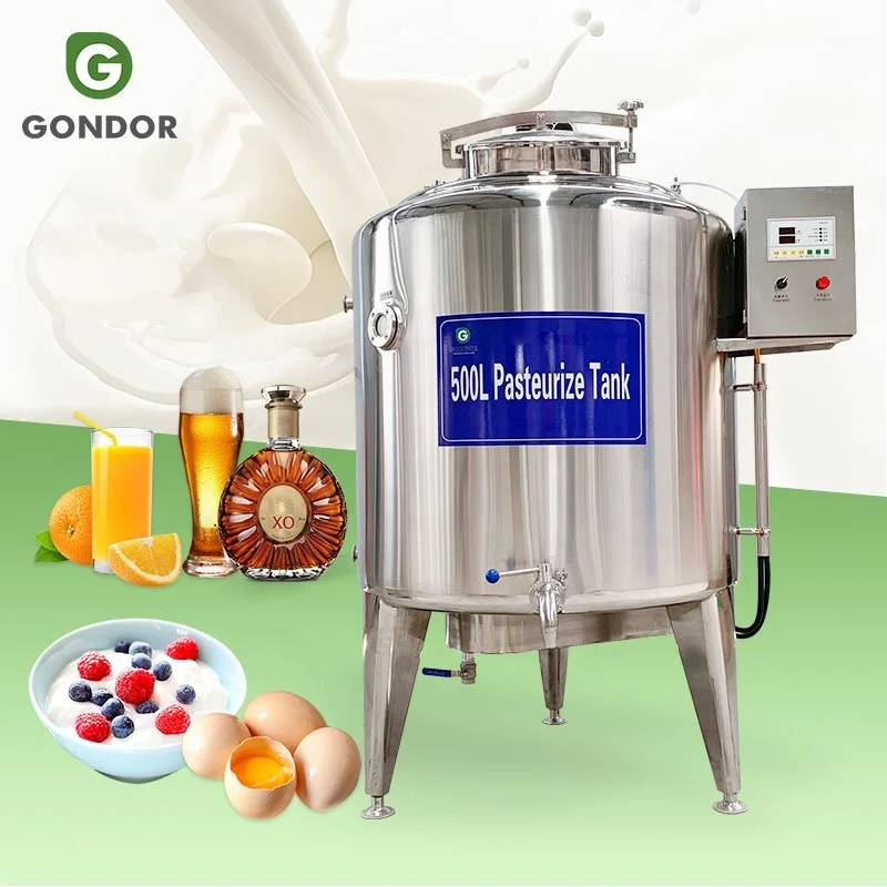 Pasteurizer Milk Ultra Cooling 10l Juice Pasteurization Beer Batch Pasteuriser Small Machine with Milk