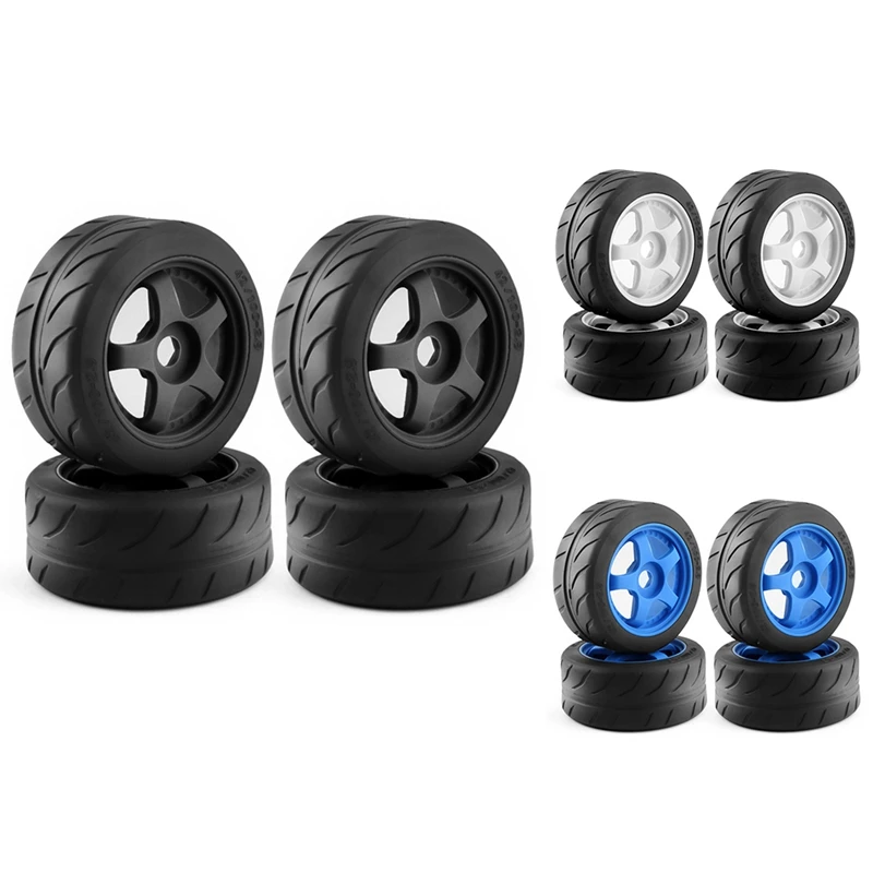 4Pcs 5-Spoke 100X42mm Tires Tyre 17Mm Wheel Hex For Arrma 1/7 Infraction Felony Limitless RC Car Upgrade Parts