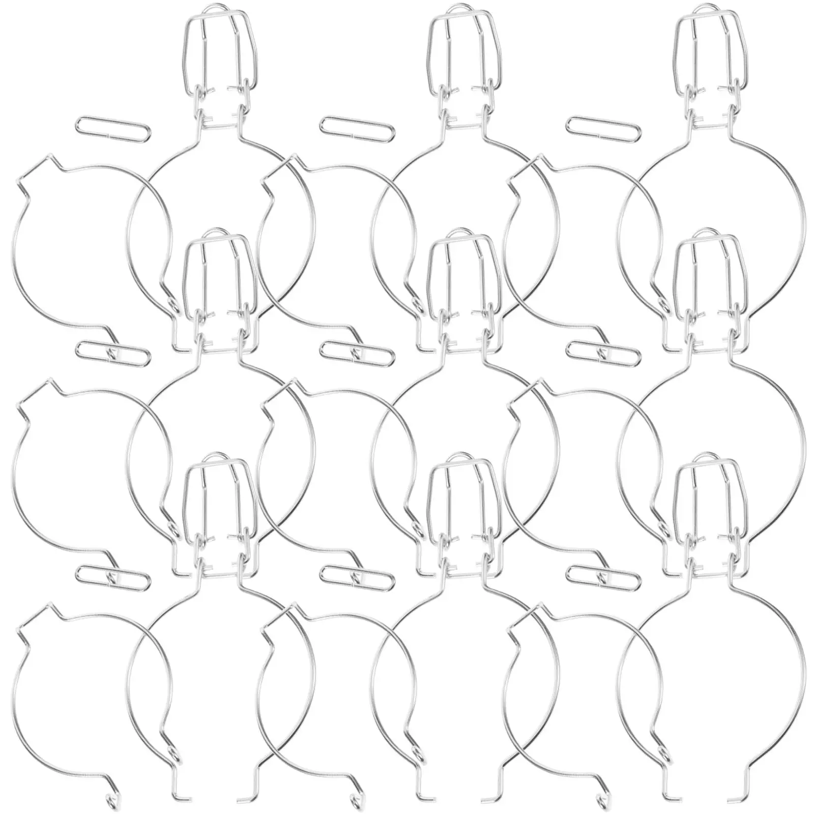 

10 Pcs Sealing Can Buckle Metal Fastenings for Sealed Lock Glass Jar Clip Container Stainless Steel Baby Wire-lock