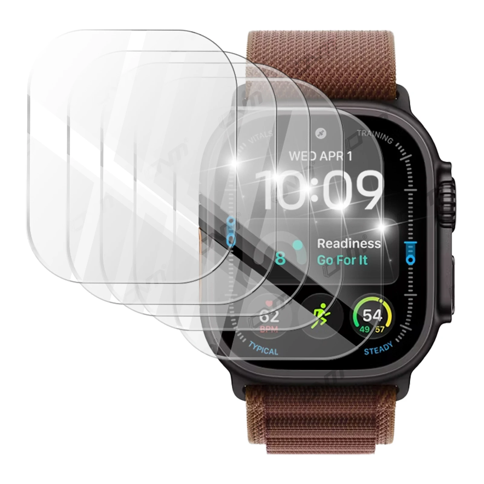 9H Tempered Glass for Apple Watch Ultra 4 49mm Screen Protector Durable HD Clear Anti-scratch Protection Film Accessories