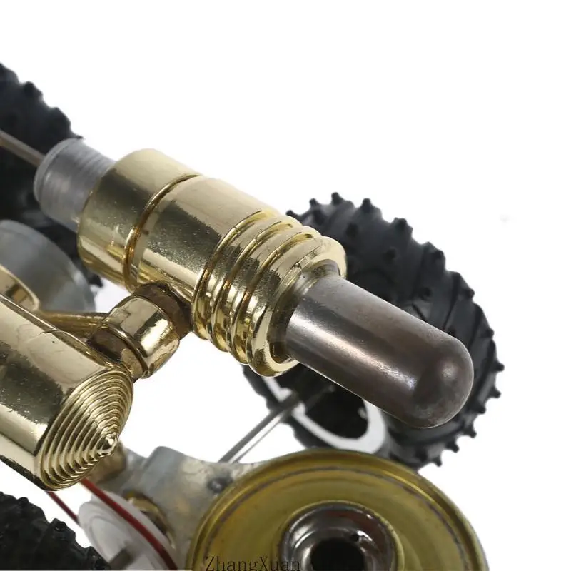 Klassisches Metall-Stirling-Automotor, Motor, Physik, experimentelles Spielzeug, Geschenke, Retro-Metall, Wissenschaft, für 3XUF – Detail 7