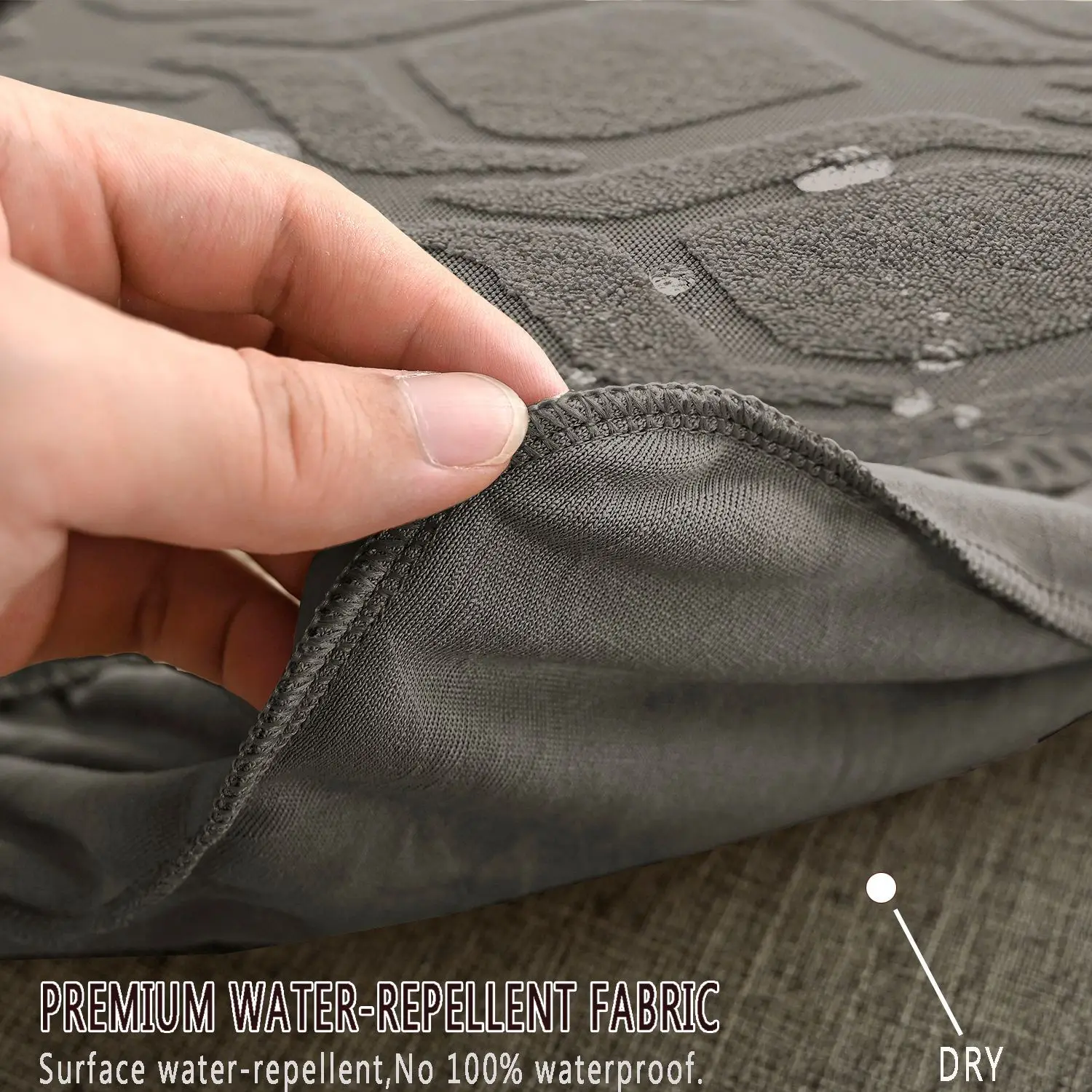 Small Round Jacquard Home Chair Slipcover Waterproof and Dustproof Conventional Cover for Casual Use