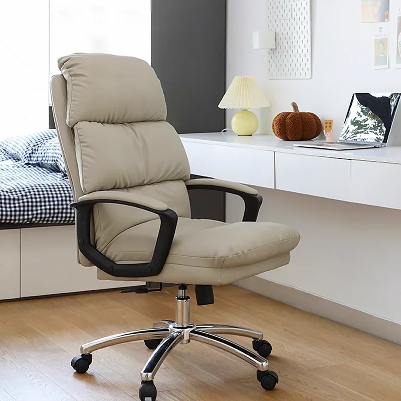 Comfortable Simple Computer Chair Home Bedroom Study Ergonomic Lift Rotate Office Chair Salon Furniture Silla Escritorio FYOC