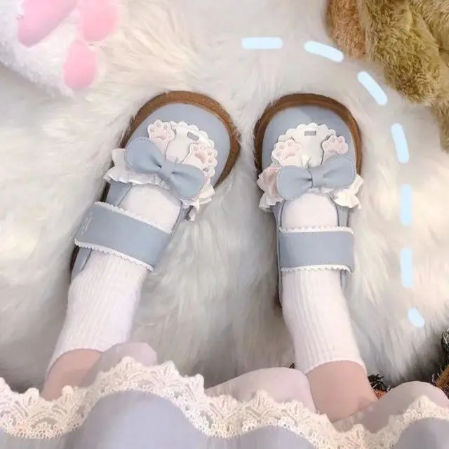 really Shoes Single Shoe Women New Girls Cute Sweet Versatile Shallow Mouth Japanese Small Leather Shoes Net Red Big Toe Shoes