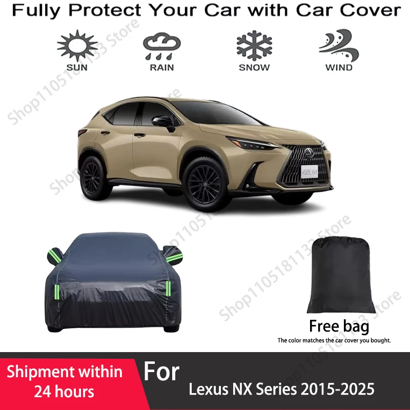 Full Cover for Lexus NX 2015-2025 | Custom Fit, Waterproof & Scratch-Resistant All Season Sun Rain Snow Protection for Indoor