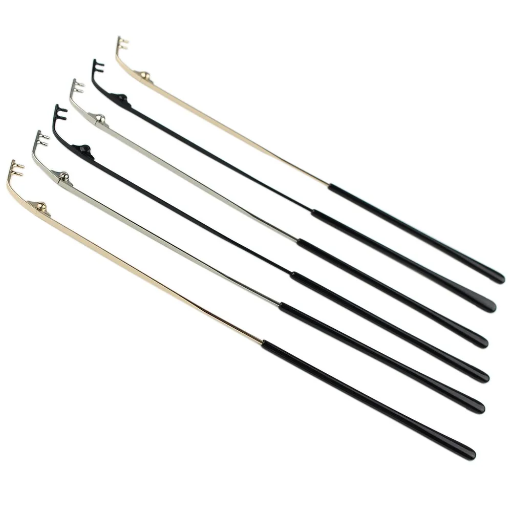 1pair Metal Glasses Temple Sunglasses Arm Eyeglasses Replacement Leg With Tip Gold Silver Black