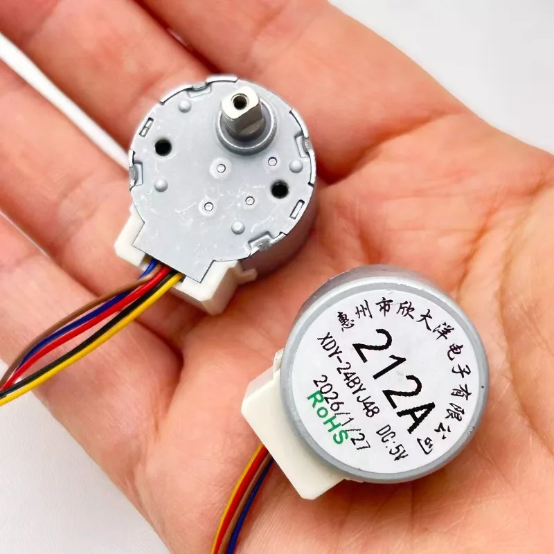 24BYJ48 DC 5V Stepper Motor 4 Phase, Motor for Security Monitoring, Reduction Ratio 1:64