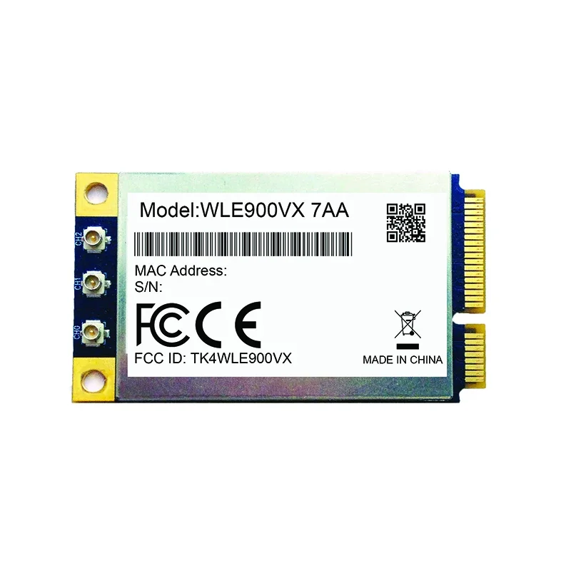 Nuevo módulo WIFI de doble banda Compex WLE900VX 2,4 GHz 5GHz 3x3 MIMO 802.11ac MINI tarjeta WIFI PCIE Chip QCA9980 OpenWrt