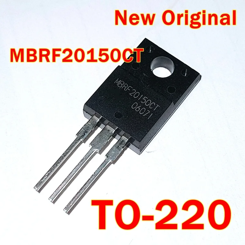 

1pcs to 100pcs MBRF20150CT TO-220 New Original SCHOTTKY BARRIER RECTIFIERS