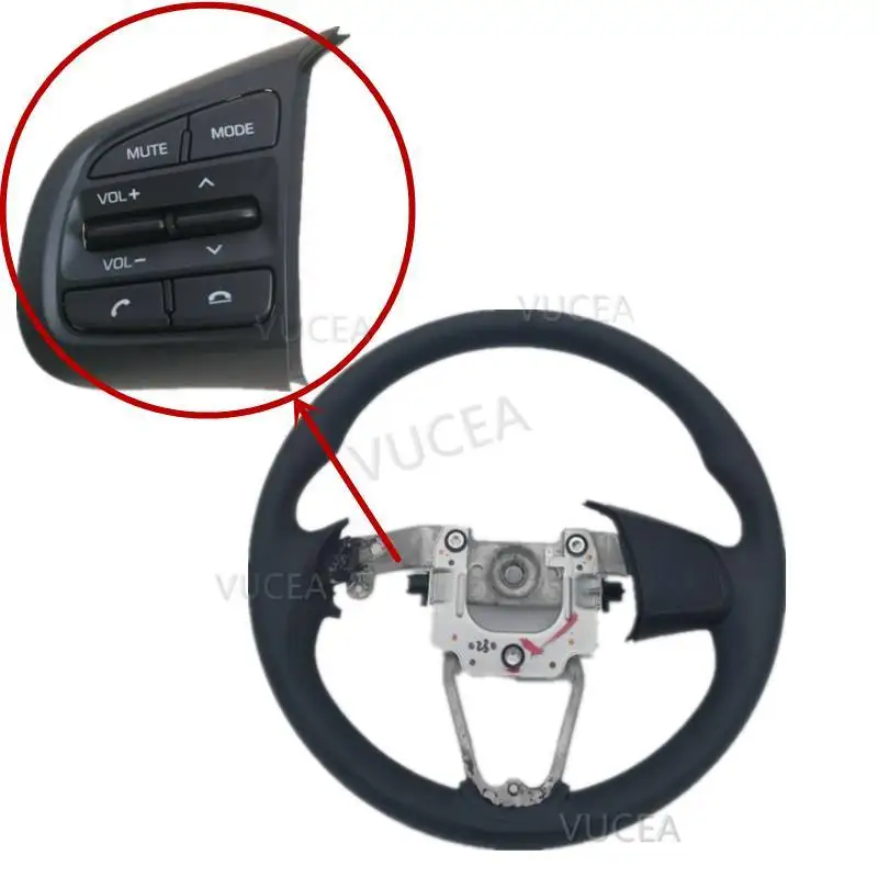 Steering Wheel Remote Control Switch Left For Hyundai Reina 2017 2018 2019 2020 2021 + Bluetooth Button Music Switch 96710D0000