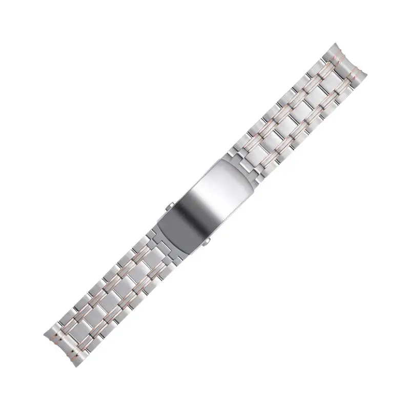 Imagem -02 - Haodee-pulseira de Metal para Omega Strap Novo Seamaster Diver 300m Push Slider Buckle Pulseira de Aço Inoxidável 316l 20 mm