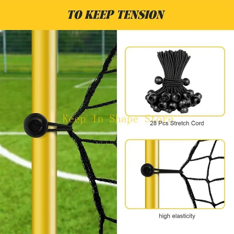 Practical Volleyball Training Net Polyester Texture Suitable for Spiking and Passing with Nonslip Base and Ground Stakes