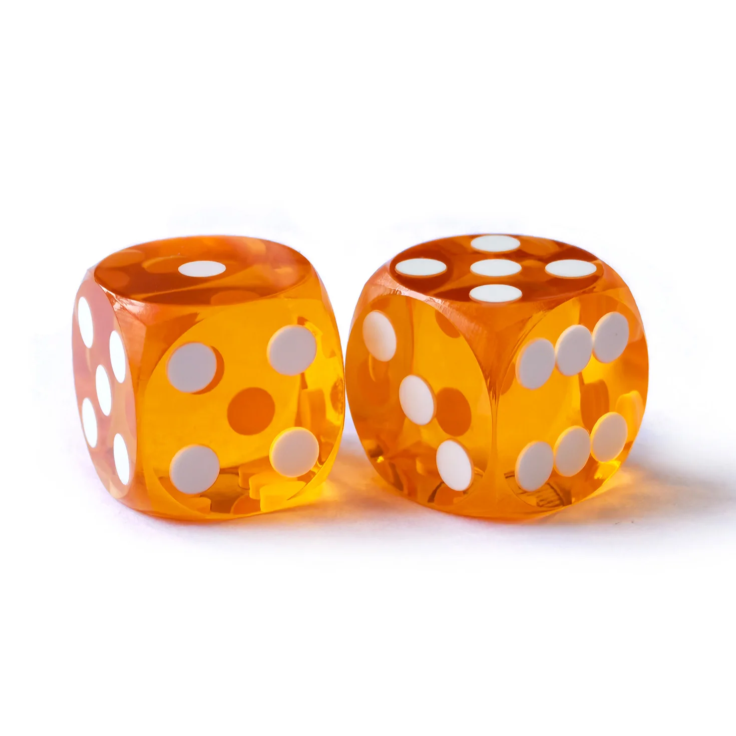 Dadi Professionali di Precisione Bescon per Casinò, Angoli Arrotondati 5/8\" (16mm) con Angoli Smussati, Senza Numero di Serie