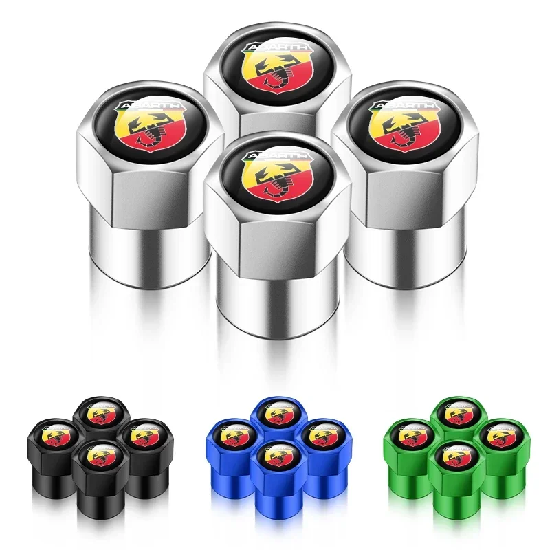 

Car Styling 4pcs Scorpion Badge Aluminum Car Tire Valve Caps For Fiat Abarth Viaggio Abarth Punto 124 125 500 Car Accessories