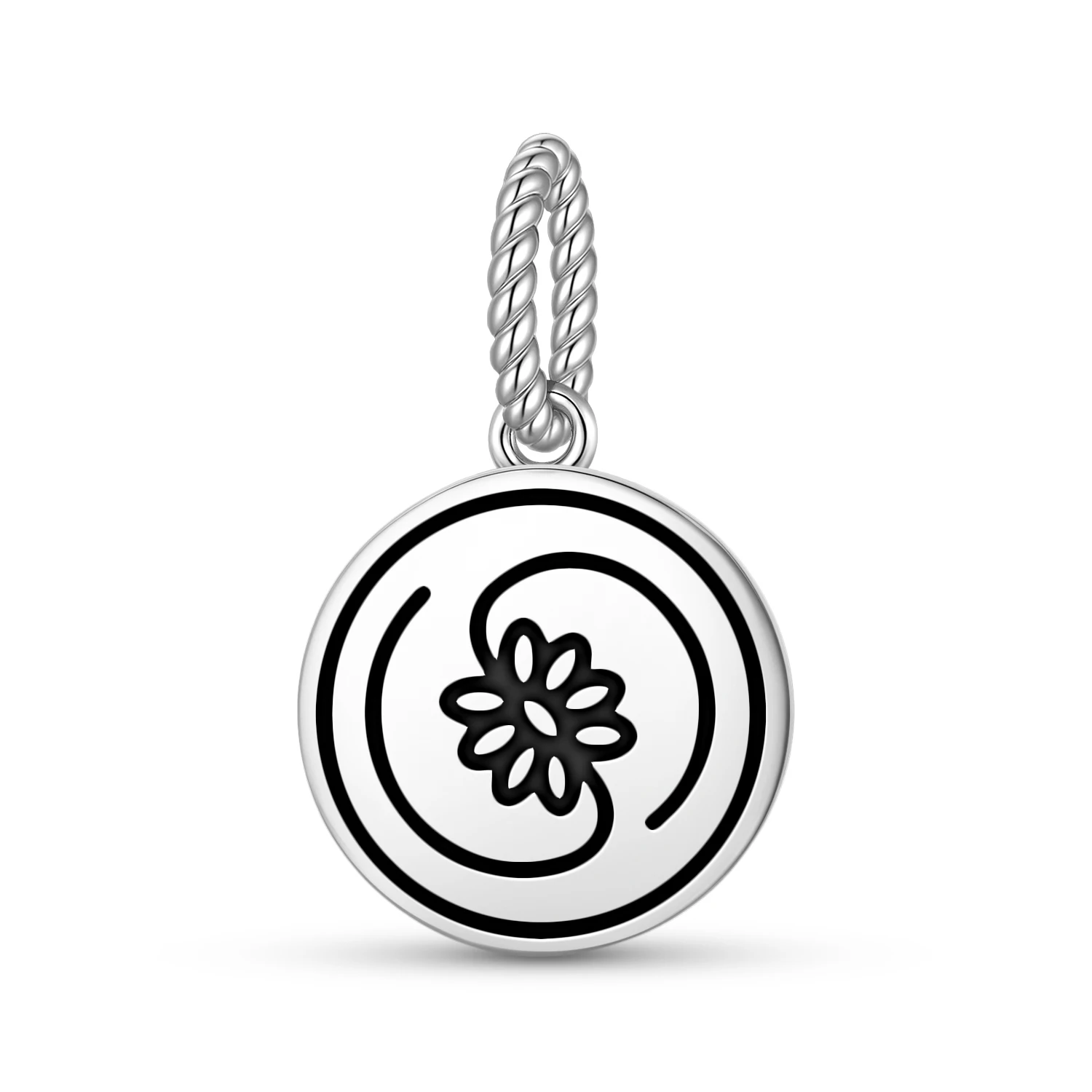Anthroposophy Taurus Seal Pendant 925 Sterling Silver Symbol Charm Bead for Women Bracelet Necklace Jewelry Popular