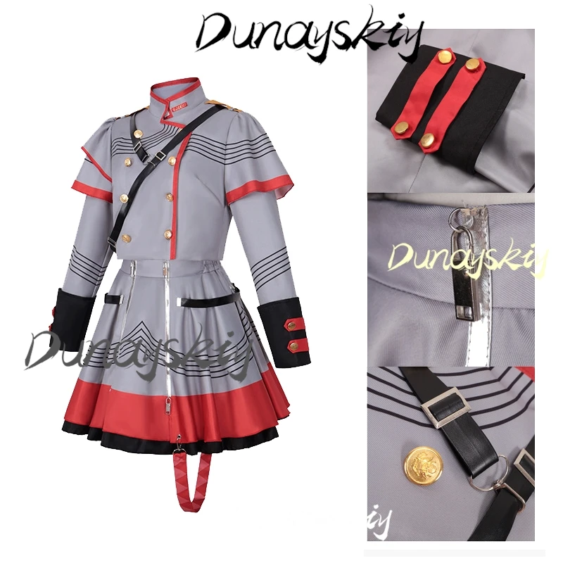 Kasane Teto Cosplay Anime Vtuber Costume Synthesizer V Teto's Wigs Outfit Uniform for Women Party Performance Customized