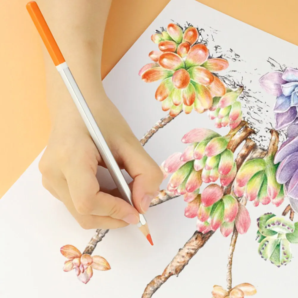 100Sheets Drawing Paper Thick Smooth Surface A4 Blank Sketch Paper for Pencils Ink Crayon