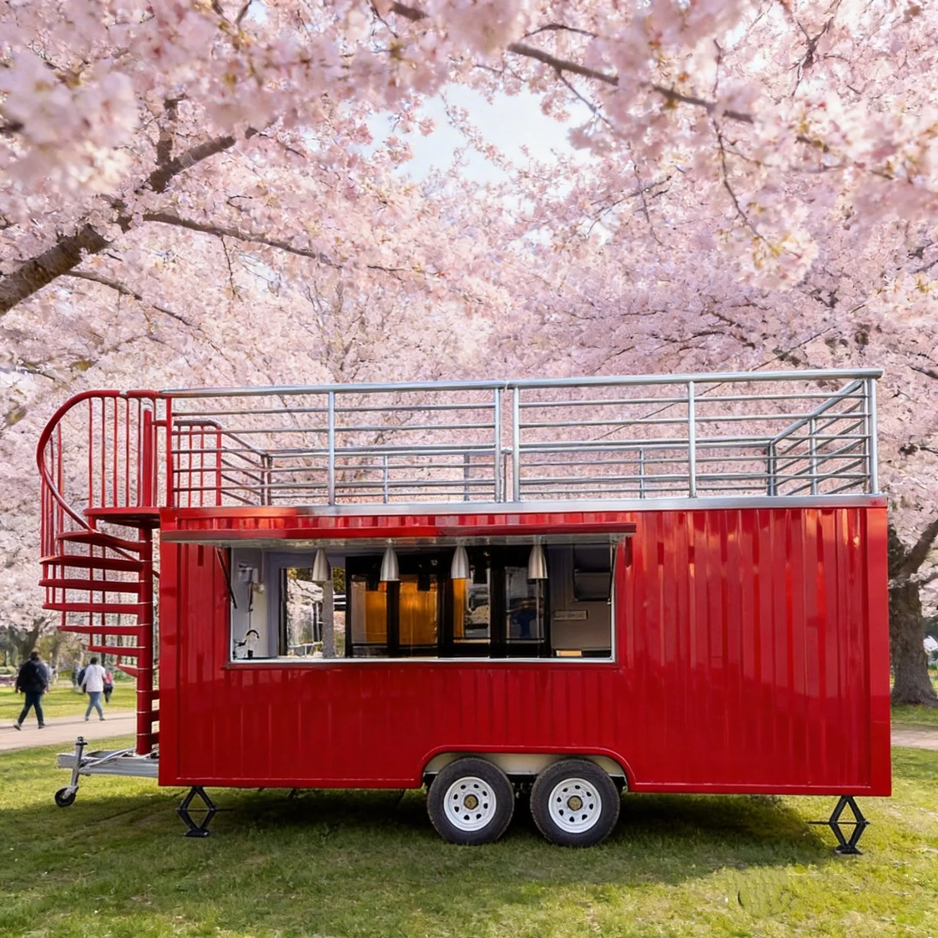 

European Design Mobile Food Trailer Office 20ft 40ft Shipping Container Shop CE Certified for Sale