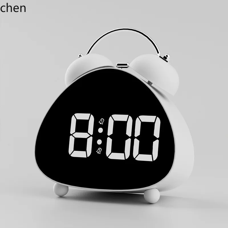Zml alarm clock - wake up wonder with led display, mechanical bell, and extra-loud ring