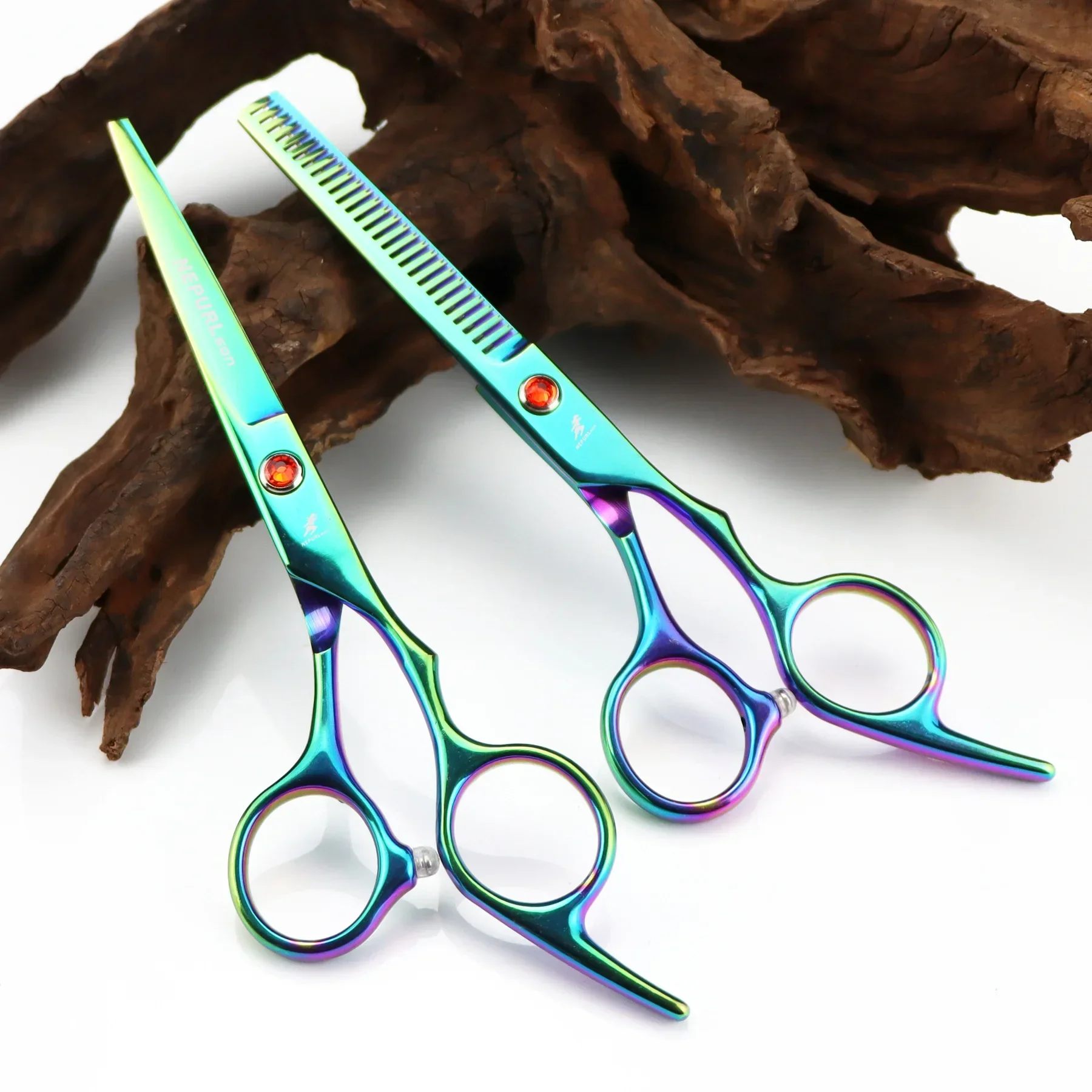 

6" Hair Cutting Scissors Set, Hairdressing Scissors, Thinning Shears, Styling Tool, Japan Stainless Steel