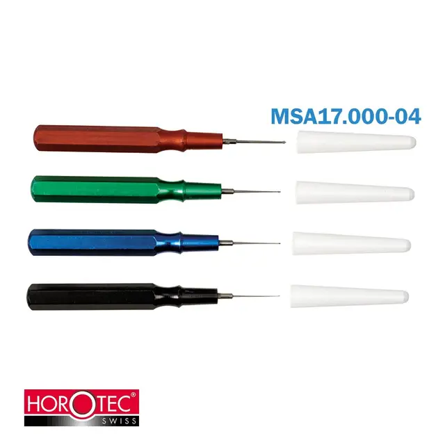 MSA17.000-04 Horotec asortyment 4 prostych olejarek o uchwyt aluminiowy ø 6MM