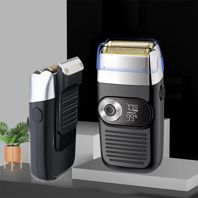 Bald push product USB rechargeable shaved shaver shaved head machine washing head multifunctional shaved electric hair clipper