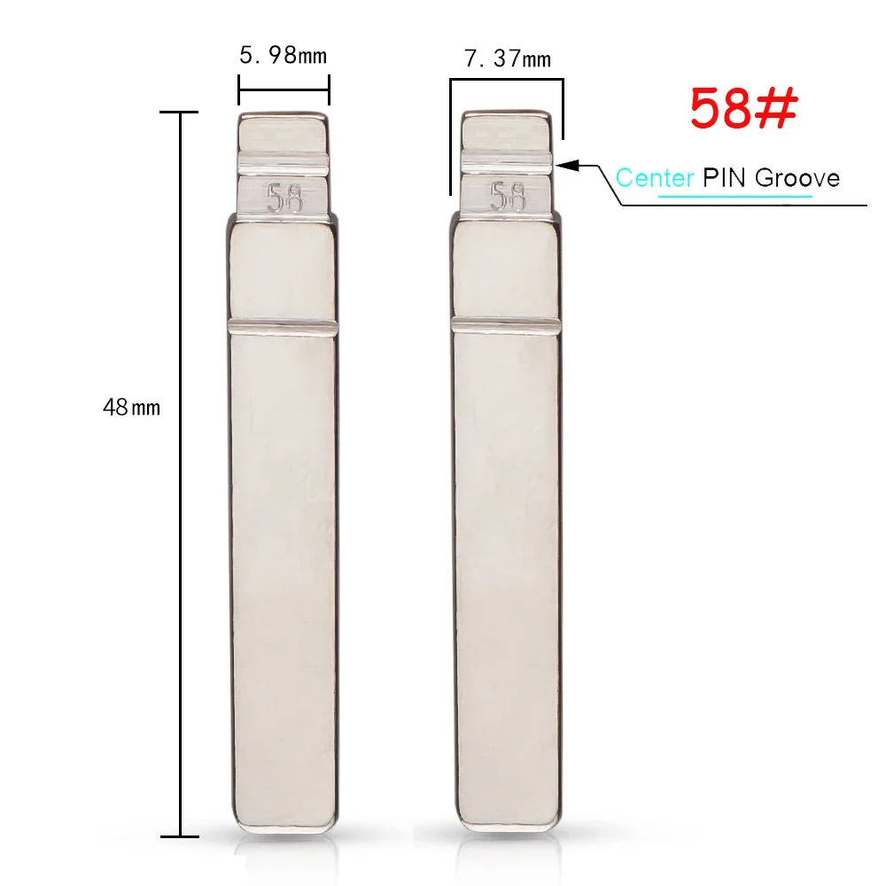 Keyye 17 53 #54 #58 #99 #72 #73 #122 #83 # scyzoryk nóż dla Citroen C4L triumf dla Peugeot 307 207 składany kluczyk samochodowy scyzoryk nóż VA2