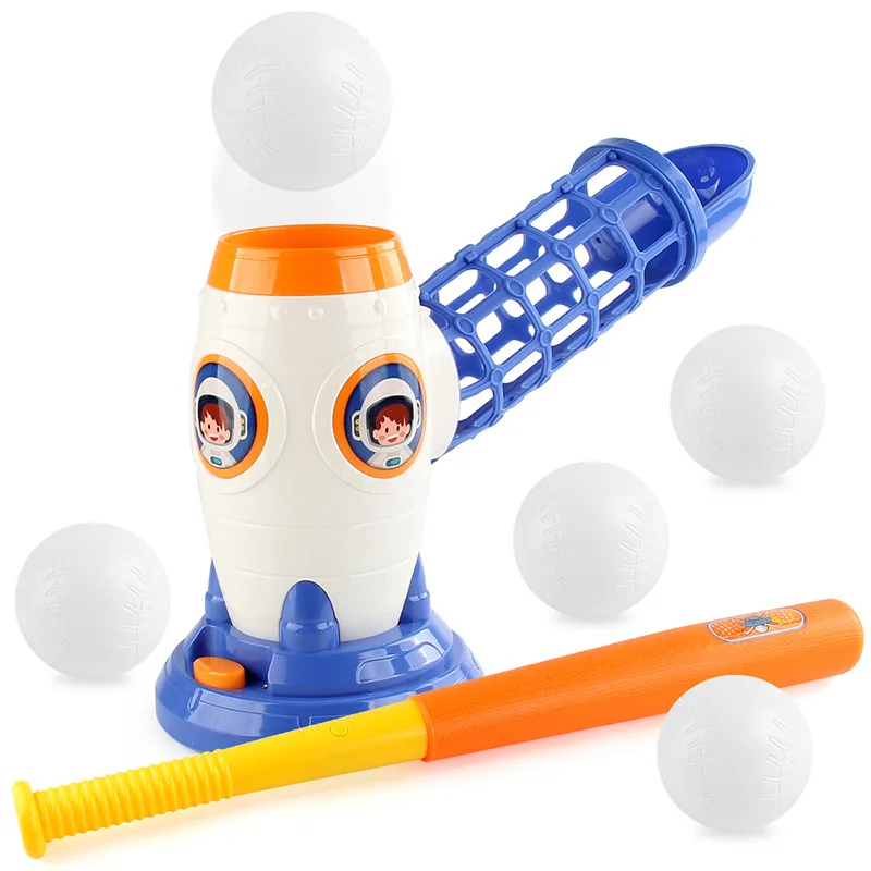 Children's baseball launcher toy set, indoor and outdoor sports leisure toys, remote control electric serve