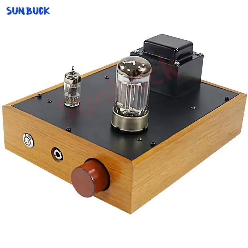 Sunbuck 12AT7 6080 Vakuum-Röhrenverstärker, 0 Lärm, 16 Ω, 600 Ω, 1 W, Kopfhörer-Vakuumröhrenverstärker, Audio
