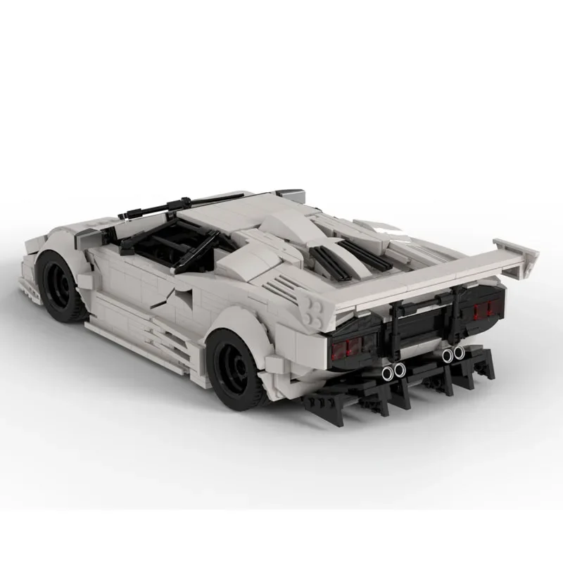 บล็อกตัวต่อ MOC- 187814   Racing Supercar ประกอบการก่อสร้างของเล่นรุ่น 1688 ชิ้นของขวัญวันเกิดเด็กของเล่นคริสต์มาส