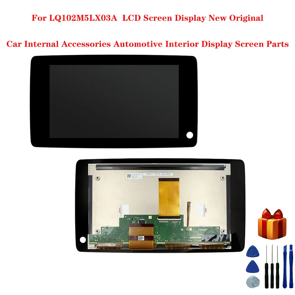 For LQ102M5LX03A  LCD Screen Display New Original Car Internal Accessories Automotive Interior Display Screen Parts