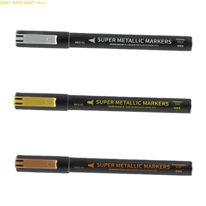

Q81A Model Scratch Cover Paint Pens Marker Brush Pen For Craft Model Project Coloring