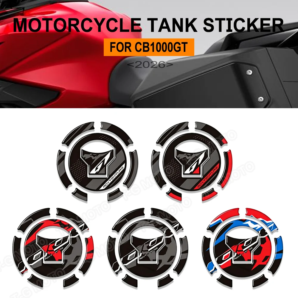 Motorcycle Gas Fuel Cap Cover Protector Sticker For CB1000GT CB 1000 GT CB1000 Adventure Sport Touring 2026