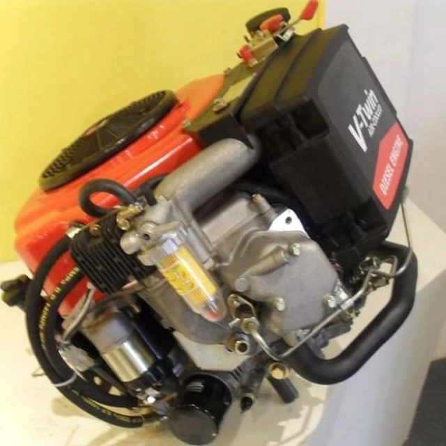 factory hot sale inch bore 20hp 912cc 4 stroke Air Cooled Twin Cylinder Vertical Shaft smallbrush cutter Engine for lawn mower AliExpress