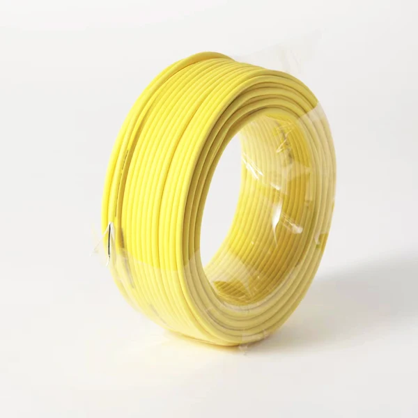 Custom 2-core 22 AWG 1-pair twisted copper PE double-sheathed buoyancy underwater ROV floating cable for robot 300/600V