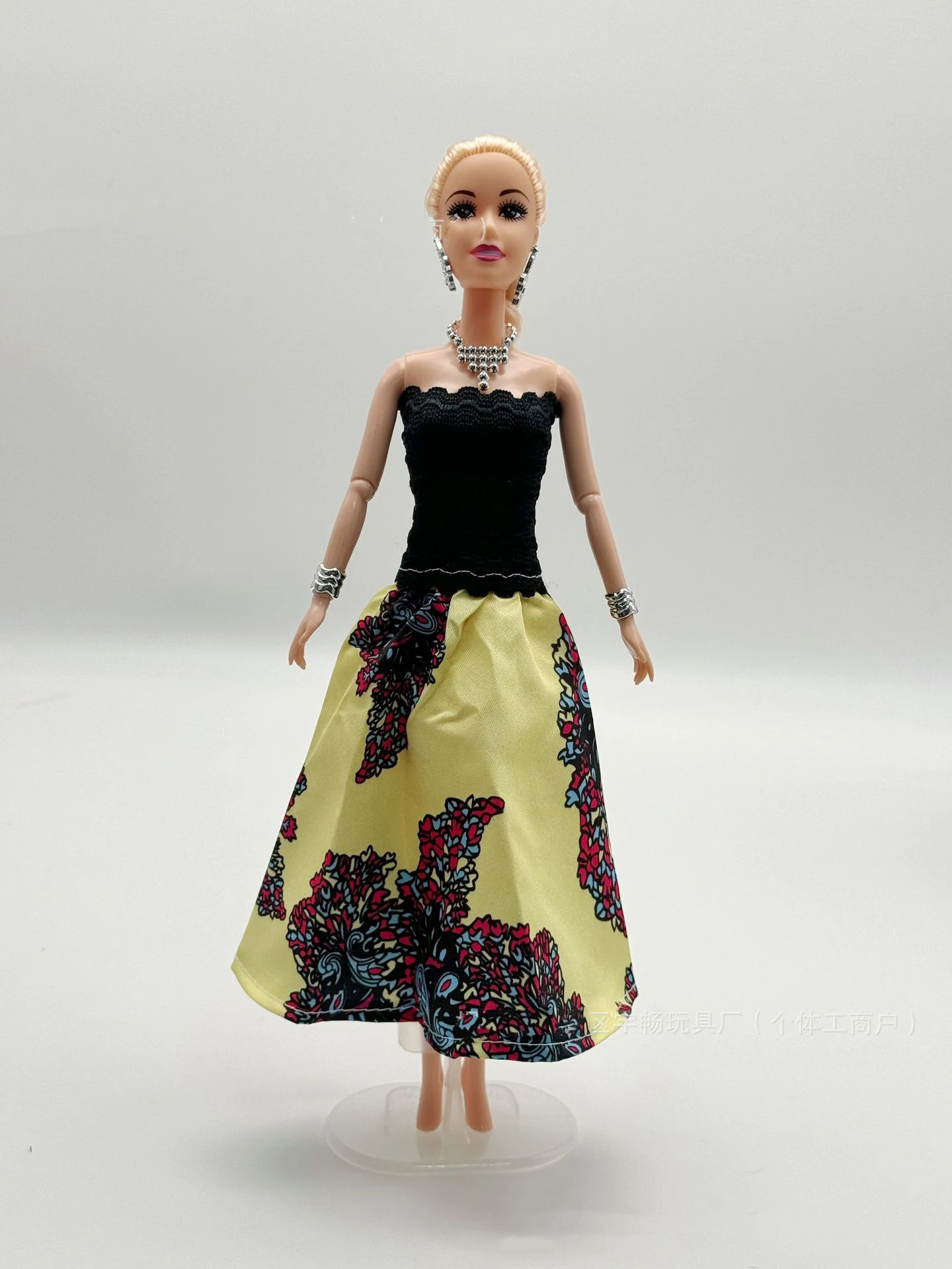 11 Inch Girl Multi Joint Fashion Doll With Long Skirt Set 30cm Supermodel Doll Dress Up Toy 1/6 BJD Doll DIY Toy Play House Toy
