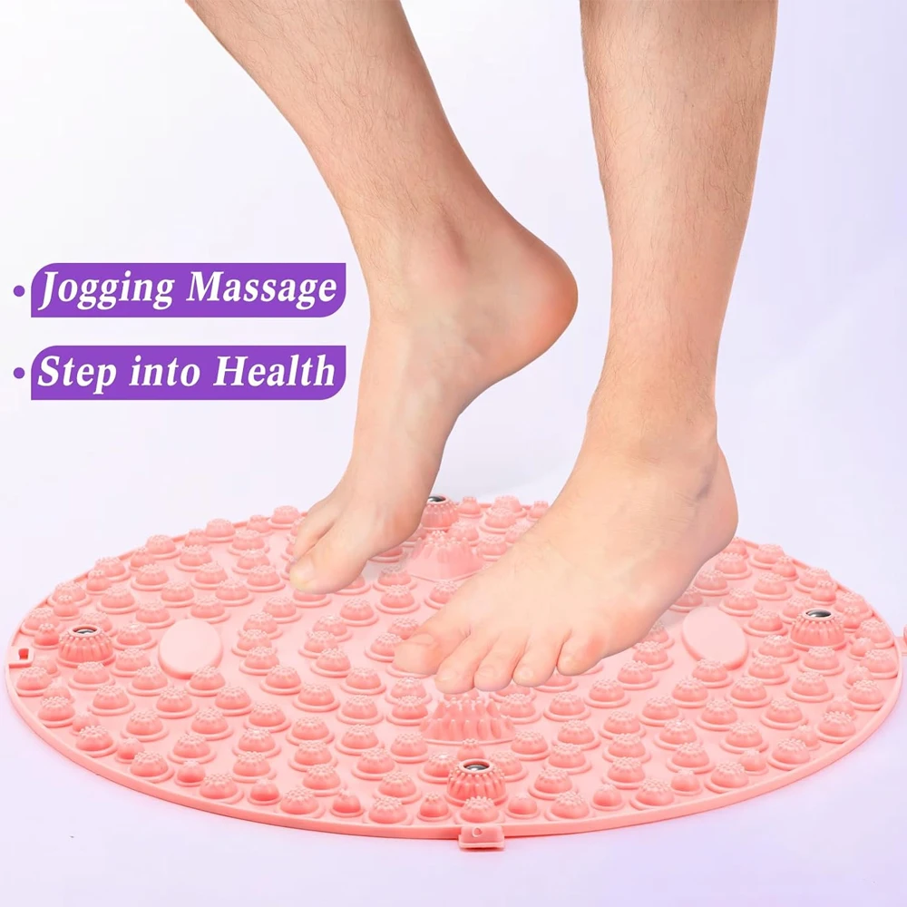 

Foot Massage Foot Pads, Foot Pedals, Finger Pressure Plates, Adult Foot Pads, In Place Ultra Slow Running Soft Silicone